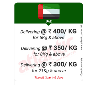 Courier service from India to UAE with fast and safe delivery