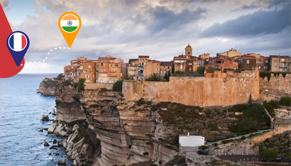 Courier service from India to France