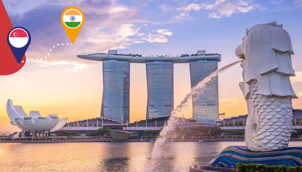 Courier service from India to Singapore