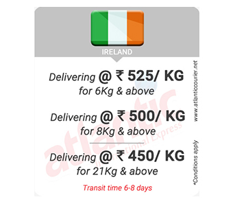 uk ireland courier price