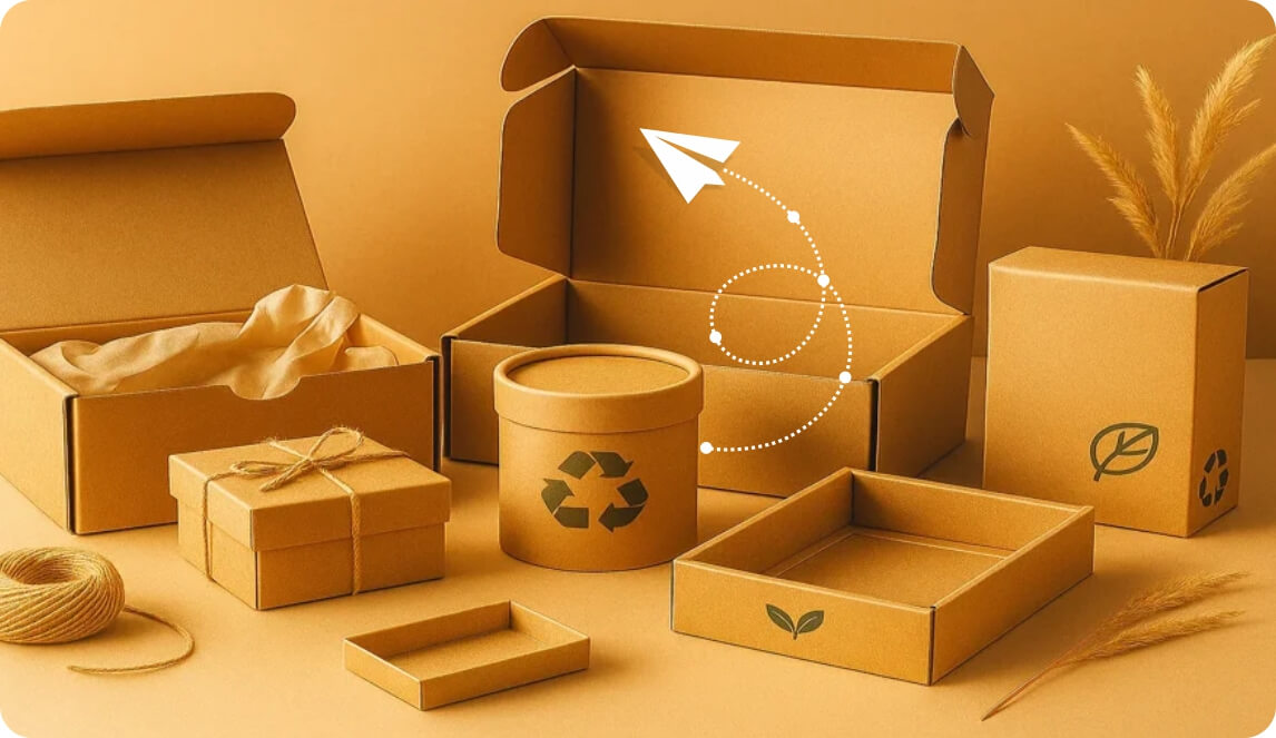 Eco-Friendly Packaging for International Courier Guide 