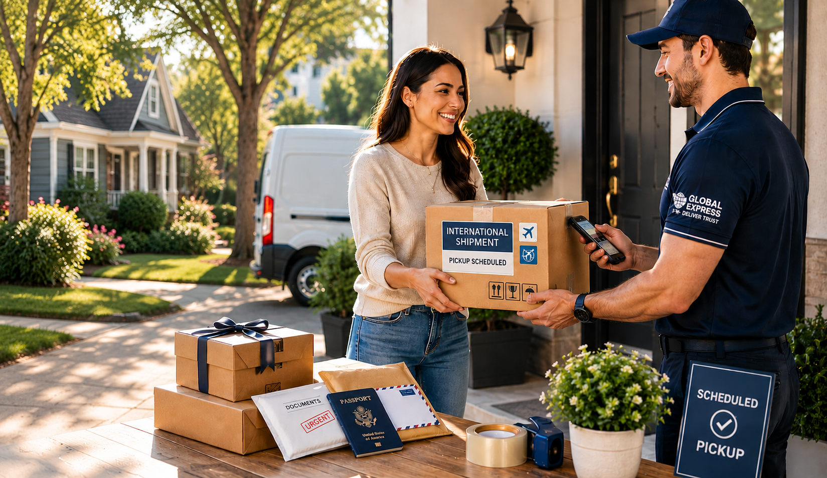 International Parcel Delivery Services That Provide Door-To-Door Pickup In The United States