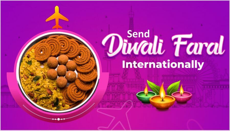 Choose Atlantic for sending Diwali Faral Internationally