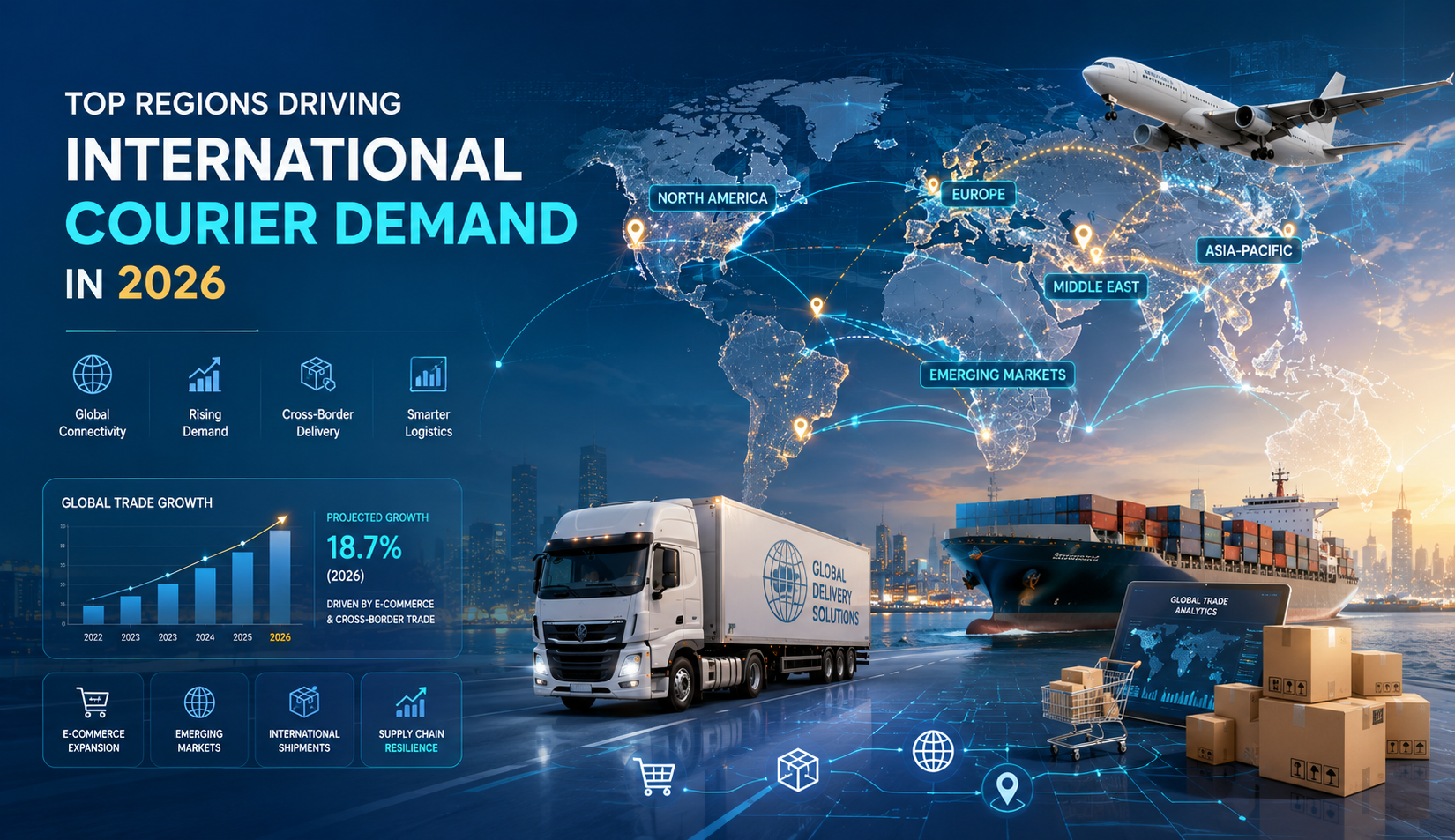 Top Regions Driving International Courier Demand In 2026