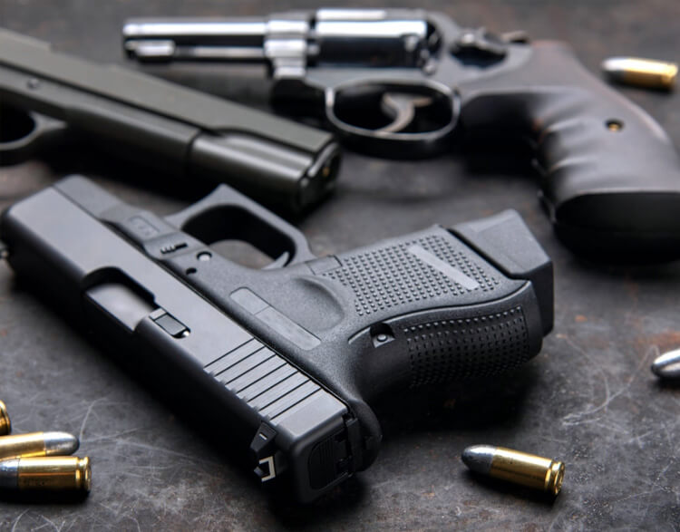 Firearm and explosive